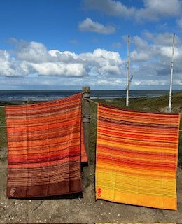 Velours strandlakens Sunset