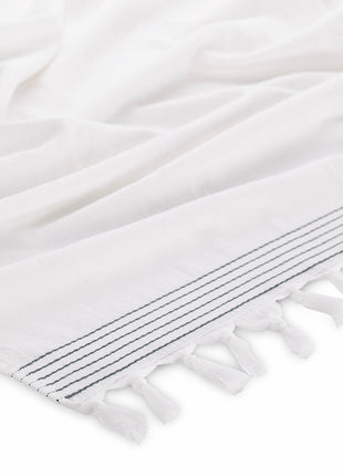 Walra hamamdoek met initialen wit