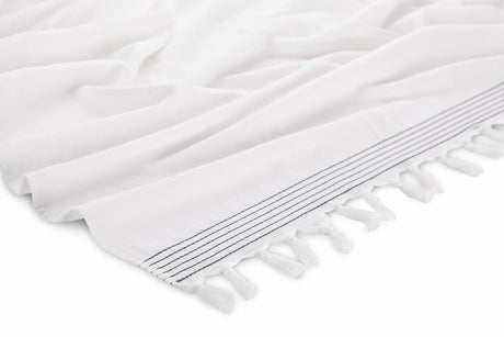 Walra hamamdoek met initialen wit