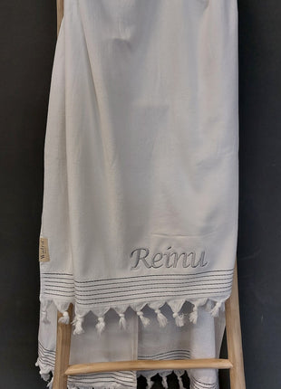 Walra hamamdoek wit met naam