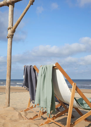 Walra hamatowel blauw en jade