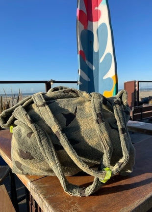 XXL baddstof strandtas Camo