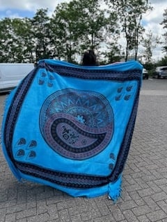 XXL hamamdoek Bali turquoise