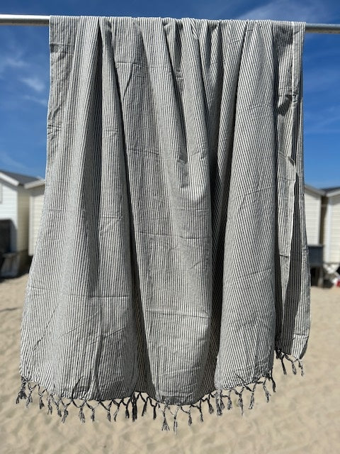 XXL hamamdoek met streepjes