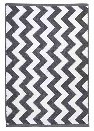 Zigzag antraciet_Badmat