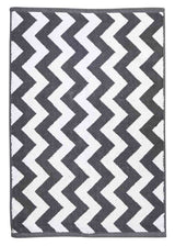 Zigzag antraciet_Badmat