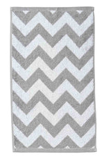 Zigzag zilvergrijs_Gastendoek