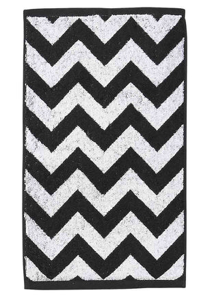 Zigzag zwart_Gastendoek